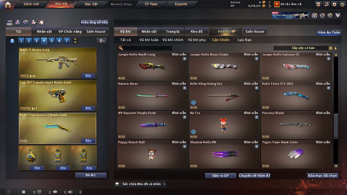 shop acc cf uy tin gia re